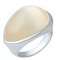 Срібне кільце Proba з котячим оком 16.65ct, вага виробу 8,41 г (1944837) 16.5 розмір