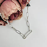 Срібне кольє Proba з без каменів, вага виробу 24,51 гр (2104568) 450 розмір, фото 3