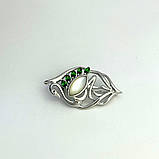 Срібна брошка Proba з натуральним перламутром (2104599), фото 2
