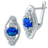 Срібні сережки Proba з опалом (1949061)