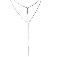 Срібне кольє Proba з без каменів, вага виробу 4,57 г (1952856) 450500 розмір