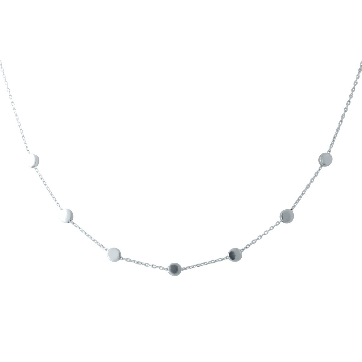 Срібне кольє Proba з без каменів, вага виробу 3,65 г (1952863) 450500 розмір, фото 1