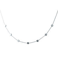 Срібне кольє Proba з без каменів, вага виробу 3,65 г (1952863) 450500 розмір