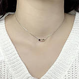 Срібне кольє Proba з без каменів, вага виробу 3,65 г (1952863) 450500 розмір, фото 3