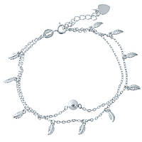 Срібний браслет на ногу Proba з без каменів, вага виробу 3,46 гр (1952900) 2326 розмір