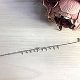 Срібний браслет на ногу Proba з без каменів, вага виробу 3,46 гр (1952900) 2326 розмір, фото 3