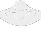 Срібне кольє Proba з без каменів, вага виробу 4,41 г (1953136) 450500 розмір, фото 2