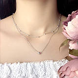 Срібне кольє Proba з без каменів, вага виробу 4,41 г (1953136) 450500 розмір, фото 3