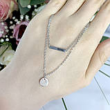 Срібне кольє Proba з без каменів, вага виробу 3,74 гр (1965160) 400450 розмір, фото 2