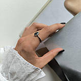 Срібне кільце Proba із сапфіром nano 0.588ct, вага виробу 2,24 г (2188957) 18 розмір, фото 7