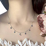 Срібне кольє Proba з без каменів, вага виробу 3,1 гр (1966891) 450480 розмір, фото 3