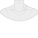 Срібне кольє Proba з без каменів, вага виробу 6,52 г (1967003) 6063 розмір, фото 2