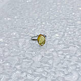 Срібне кільце Proba з цитрином nano 4.806ct, вага виробу 3,39 г (2170426) 17 розмір, фото 7