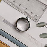 Срібне кільце Proba із сапфіром nano 0.518ct, вага виробу 2,74 г (2189015) 16.5 розмір, фото 4