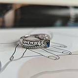 Срібне кільце Proba із сапфіром nano 0.518ct, вага виробу 2,74 г (2189015) 16.5 розмір, фото 5