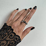 Срібне кільце Proba із сапфіром nano 0.518ct, вага виробу 2,74 г (2189015) 16.5 розмір, фото 6