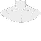 Срібне кольє Proba з без каменів, вага виробу 3,44 гр (1967065) 450500 розмір, фото 2