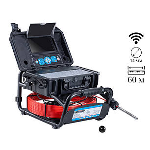 Бороскоп з радіотрекінгом (камера 14 мм з зондом 512Гц, 60м кабель) TV-BTECH 3499F1460R, фото 1