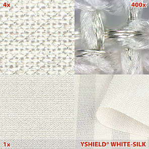 Екрануюча тканина (ширина 150 cм), 1 м YSHIELD WHITE-SILK, фото 2