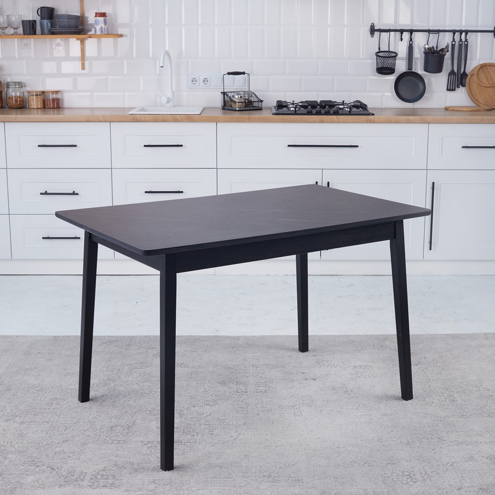 Стіл прямокутний кухонний Onto Антоніо 120 Чорний