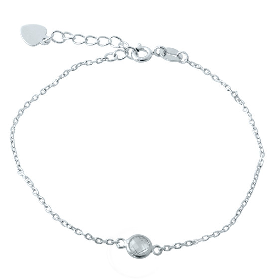 Срібний браслет Proba з фіанітами, вага виробу 1,56 г (1981573) 2326 розмір, фото 1