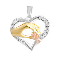 Срібна підвіска Proba з фіанітами (2109709)