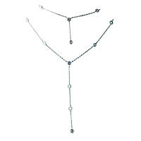 Срібне кольє Proba з фіанітами, вага виробу 5,05 г (1983072) 400450 розмір