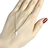 Срібне кольє Proba з без каменів, вага виробу 1,68 г (1983096) 350400 розмір, фото 2