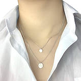 Срібне кольє Proba з без каменів, вага виробу 3,26 г (1983171) 450500 розмір, фото 2