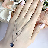 Срібне кольє Proba з без каменів, вага виробу 3,26 г (1983171) 450500 розмір, фото 3