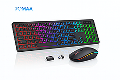 Бездротова клавіатура та миша JOMAA з RGB-підсвіткою