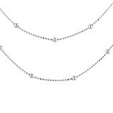 Срібне кольє Proba з без каменів, вага виробу 5,16 г (2115502) 400450 розмір, фото 2