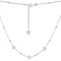 Срібне кольє Proba з без каменів, вага виробу 2,66 г (2115519) 400450 розмір