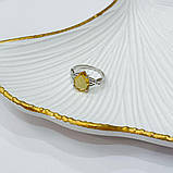 Срібне кільце Proba з цитрином nano 3.05ct, вага виробу 2,81 г (2171836) 17.5 розмір, фото 6