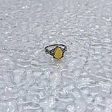 Срібне кільце Proba з цитрином nano 3.05ct, вага виробу 2,81 г (2171836) 17.5 розмір, фото 7