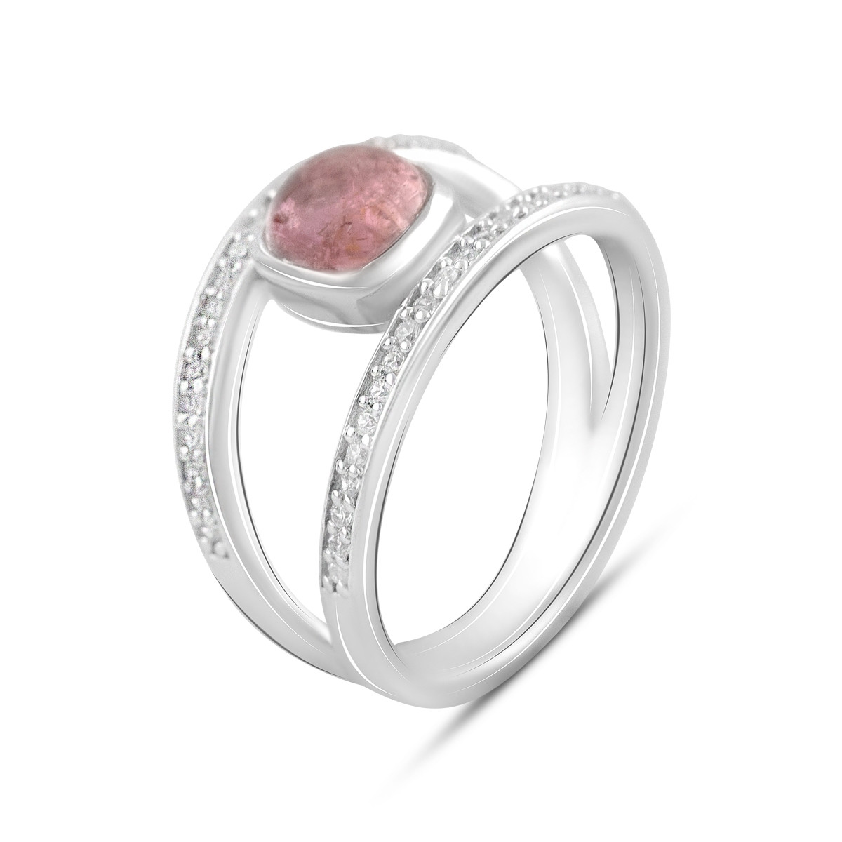 Срібне кільце Proba з турмаліном 1.808ct, вага виробу 4,61 г (2115922) 18.5 розмір, фото 1