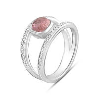 Срібне кільце Proba з турмаліном 1.808ct, вага виробу 4,61 г (2115922) 18.5 розмір