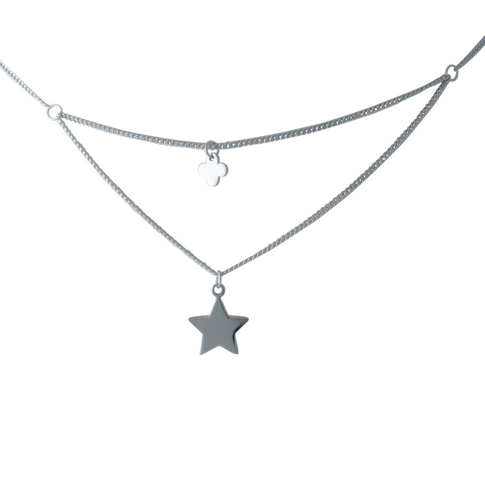 Срібне кольє Proba з без каменів, вага виробу 2,51 г (1993705) 400450 розмір, фото 1