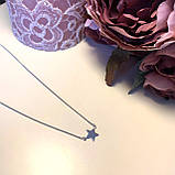 Срібне кольє Proba з без каменів, вага виробу 2,17 г (1993743) 400450 розмір, фото 3