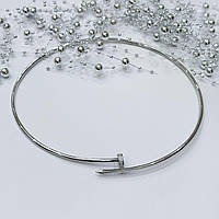 Срібне кольє Proba з фіанітами, вага виробу 39,27 г (2172048) 450 розмір