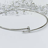 Срібне кольє Proba з фіанітами, вага виробу 39,27 г (2172048) 450 розмір, фото 2