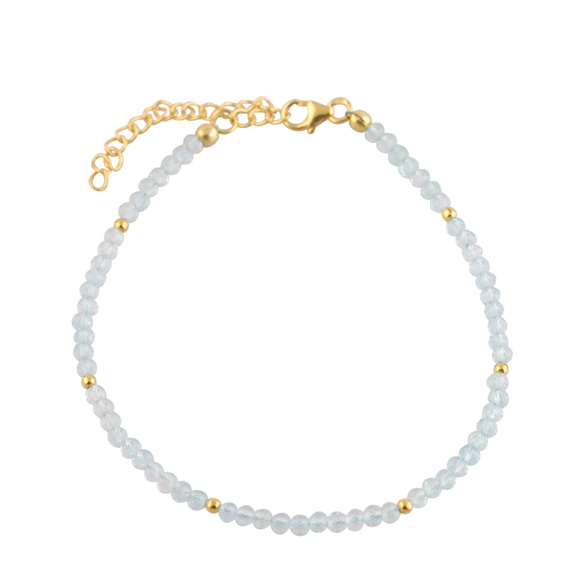 Срібний браслет Proba з натуральним топазом 14.515ct, вага виробу 4,14 г (2118190) 2025 розмір, фото 1