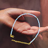 Срібний браслет Proba з натуральним топазом 14.515ct, вага виробу 4,14 г (2118190) 2025 розмір, фото 3