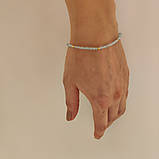 Срібний браслет Proba з натуральним топазом 14.515ct, вага виробу 4,14 г (2118190) 2025 розмір, фото 6