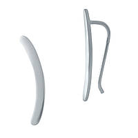 Срібні сережки Proba без каменів (1999561)