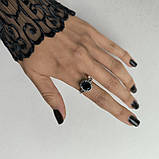 Срібне кільце Proba із сапфіром nano, вага виробу 3,56 г (2120636) 18.5 розмір, фото 6