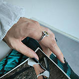 Срібне кільце Proba з цитрином nano 1.538ct, вага виробу 3,39 г (2189930) 17.5 розмір, фото 7