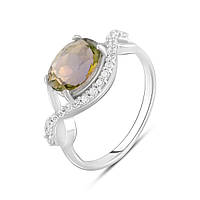 Срібне кільце Proba з цитрином nano 2.83ct, вага виробу 3,11 г (2121503) 18 розмір