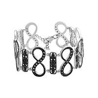 Срібний браслет Proba з натуральними марказитами 2.08ct, вага виробу 29,25 г (2121695) 20 розмір