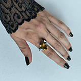 Срібне кільце Proba з цитрином nano 5.065ct, вага виробу 3,99 г (2190004) 17.5 розмір, фото 6